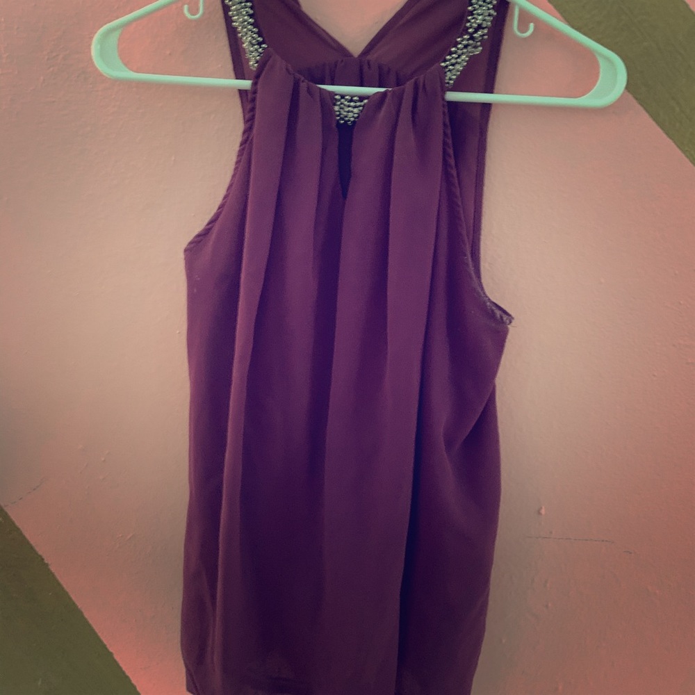 Formal purple shirt to go out